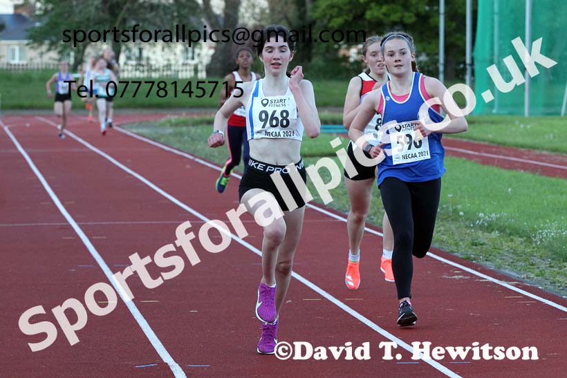 3000 metres, 2021 North East Grand Prix No. 2, Monkton, Wednesday, May 19th. Photo: David T. Hewitson/Sports for All Pics